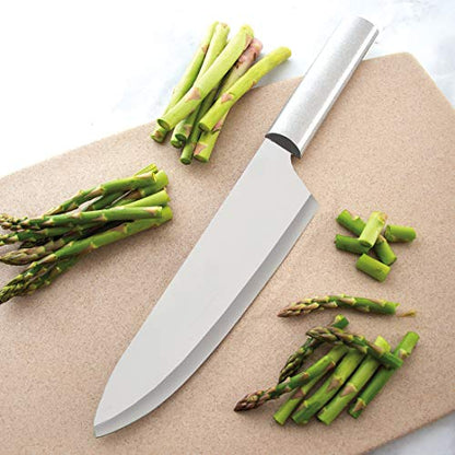  Ada Cutlery French Chef Knife Stainless Steel Blade With Aluminum Handle Made In USA, 8.5 Inch, Silver