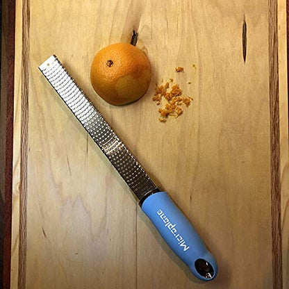 Microplane Premium Classic Zester Grater 2 Pack (Blue Grotto And Rouge Red)
