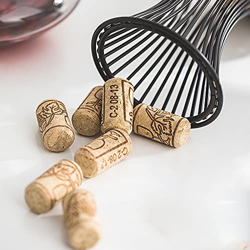  Wine Cork Holder,Cork Storage Display Wine Stopper Table Cork Container For Decoration(Matte Black)