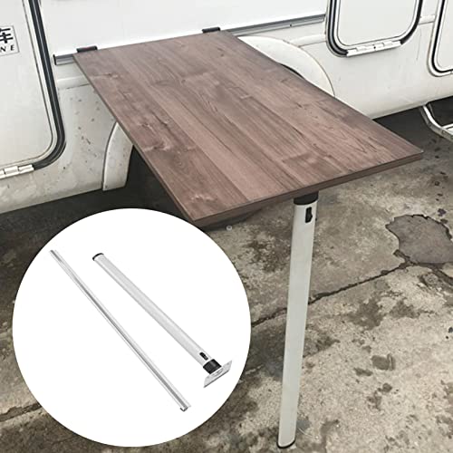  DAUERHAFT Removable Table Leg, Stable Space Saving RV Table Stand High Load Bearing Folding Aluminium Alloy For Camper Trailer Yacht