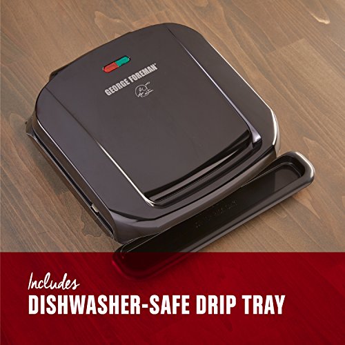  4-Serving Removable Plate Grill And Panini Press, Black, GRP1060B
