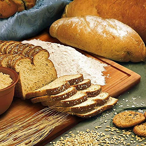  Bamboo Burner Cover Cutting Board, 3-Ply, Large, Square - Grooved/Flat (20"x20"x0.75")
