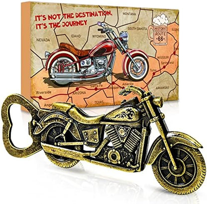  Gifts For Men Dad - Unique Valentines Day Gifts For Him Boyfriend Husband Bottle Opener Novelty Motorcycle Beer Gifts For Men Who Have Everything, Funny Birthday Gift Cool Stuff Gadgets For Man Cave