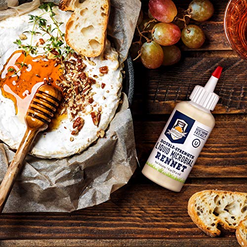  Liquid Microbial Rennet For Cheese Making | Vegetarian | Milk Coagulant | Make Cheese At Home Including Vegan Cheese |