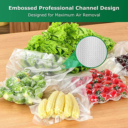  200 Pcs Vacuum Sealer Bags 4 X 6 Inch Vacuum Seal Bags For Food Sealer Bags Heavy Duty Puncture Prevention, Boilsafe To 280°F Freezable, BPA Free, Commercial Grade Fit For Sauce Pack, Snack, Spices, Etc