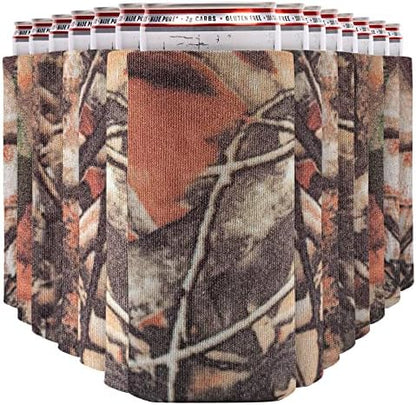  Slim Can Cooler Sleeves (14-Pack) Soft Insulated Slim Can Koolie For White Claw Seltzer & Slim Beer - HTV Blanks For Vinyl Projects - Skinny Can Koolies Bulk - Tall Can Koolie - Coolies For Slim Cans