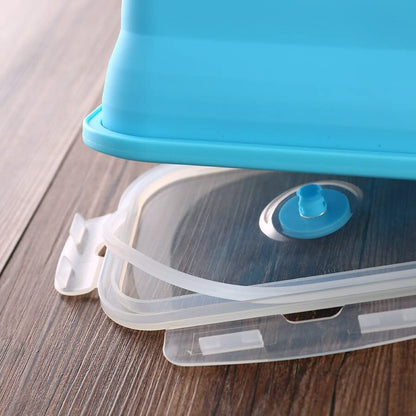  Kitchen Gadgets Salad Box 350ML Silicone Lunch Box Portable Bowl Colorful Folding Food Salad Tool Kitchen Accessories Salad Boxs