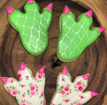  Dinosaur Footprint Cookie Cutter, 4" Made In USA By Ann Clark