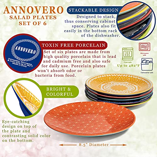  Bundle - Six 10.5 Inch Plates, Six 8.5 Inch Plates, Six 6.25 Inch Bowls