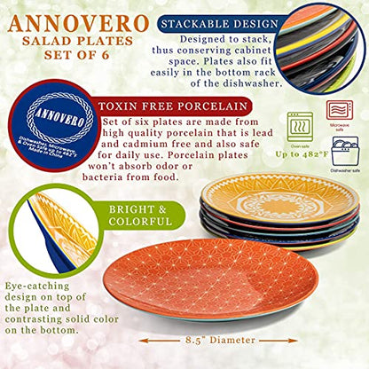  Bundle - Six 10.5 Inch Plates, Six 8.5 Inch Plates, Six 6.25 Inch Bowls