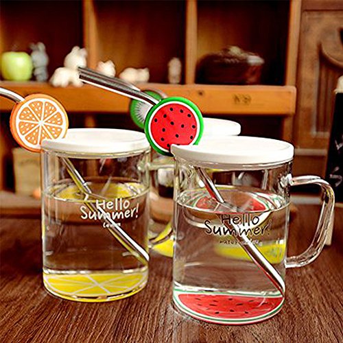 Wholesale 25 Piece Set Stainless Steel Straws Long 8.5 Inch Drinking Metal Straws Reusable Drinking Straws For 20 OZ (10 Straight | 10 Bent | 5 Brushes)