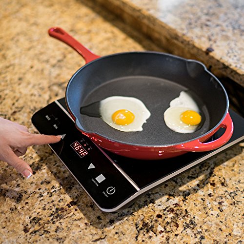  Portable Induction Cooktop 1800W With Power, Temperature And Timer Setting - (Only Compatible With Magnetic Cookware) - Electric Cooktop With Single Induction Burner