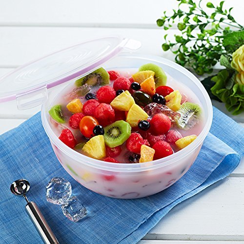  Biokips Mixing Bowls With Lids Set – Multi-Use, Stackable Airtight Food Storage Containers – BPA-Free Salad Bowls With Lids – Microwave & Dishwasher Safe Meal Prep Container Set Of 4