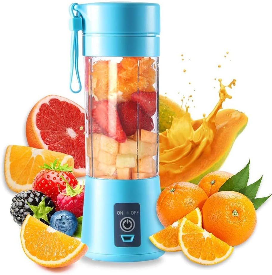  Mini USB Portable Juicer Cup 6-blade Juicer
