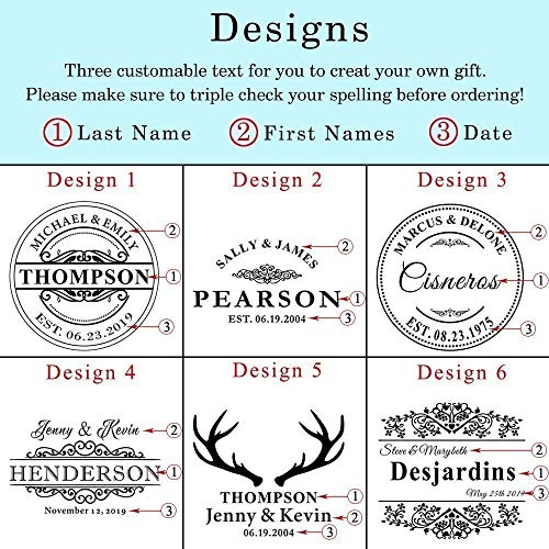 BAYLN Personalized Cutting Boards, Custom Names Board For Wedding, Bridal Shower, Engagement Gifts, Anniversary Gift, Housewarming Gift, Christmas Gifts For Couples, Parents