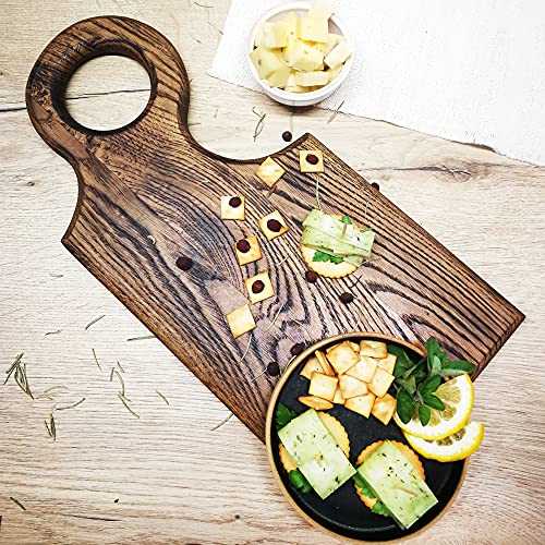  Handcrafted Oak Serving Board CU-5