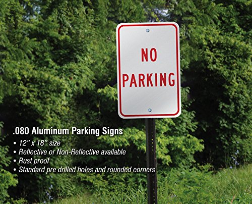  Warning Corvette Parking Only Sign 12" Wide X 18" Tall Heavy Gauge Aluminum