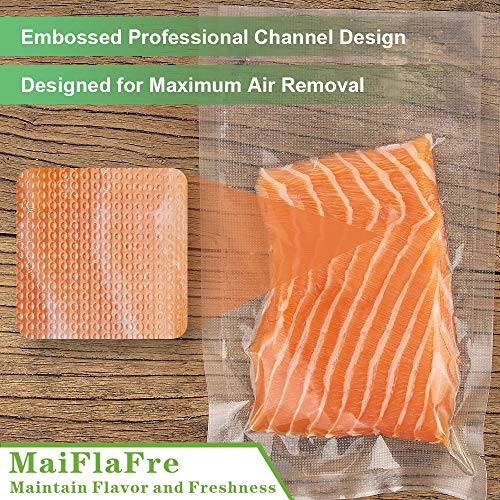 8x50 2 Pack Vacuum Sealer Bags Rolls With Commercial Grade, BPA Free, Heavy Duty, Great For Vac Storage, Meal Prep Or Sous Vide