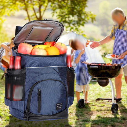  KNOWBN 33L Refrigerator Bag Soft Large Insulated Cooler Backpack Thermal Isothermal Fridge Travel Beach Beer
