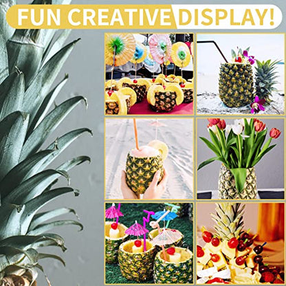  Pineapple Corer, [Upgraded, Reinforced, Thicker Blade] Newness Premium Pineapple Corer Remover (Black)