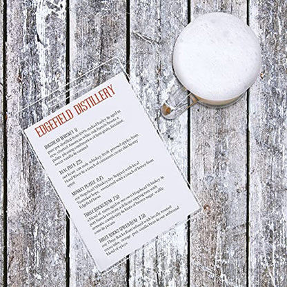  9” Graphite Acrylic Roll Stand With 6 4 ½” X 6 ½” Double-Sided 8-Guage Clear Vinyl Menu Roll Pockets (12 Pack), (ROLLSTANDPACK GRAPHITE)