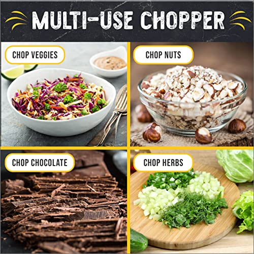  Mezzaluna Salad Chopper - Stainless Steel Rocker Knife For Lettuce & Vegetables W/Blade Covers﻿