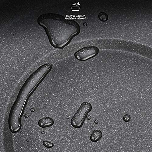  Electric Hot Pot, Nonstick Electric Skillet With Lid, 4 In 1 Multifunction Electric Cooker Skillet, With Anti Scalding Handle, For Cooking Egg, Fried Rice, Ramen, Soup,Pink,22cm