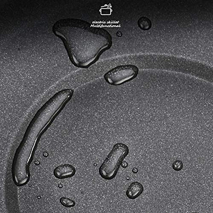  Electric Hot Pot, Nonstick Electric Skillet With Lid, 4 In 1 Multifunction Electric Cooker Skillet, With Anti Scalding Handle, For Cooking Egg, Fried Rice, Ramen, Soup,Pink,22cm