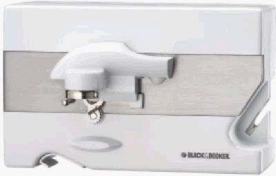 Black & Decker Lack & Decker CO85 Spacemaker Can Opener, White