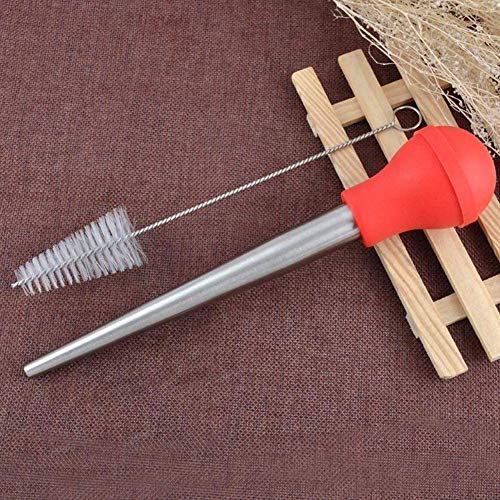  Turkey Baster Syringe For Cooking, Baster Syringe For Thanksgiving, Stainless Steel Turkey Baster With Needles And Cleaning Brush