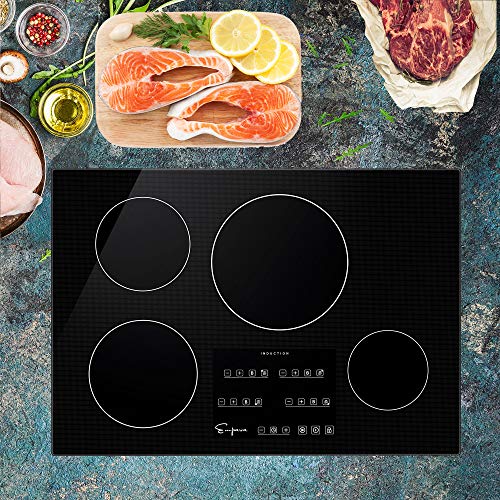  30” Induction Cooktop Electric Stove Black Vitro Ceramic Smooth Surface Glass EMPV-IDC30