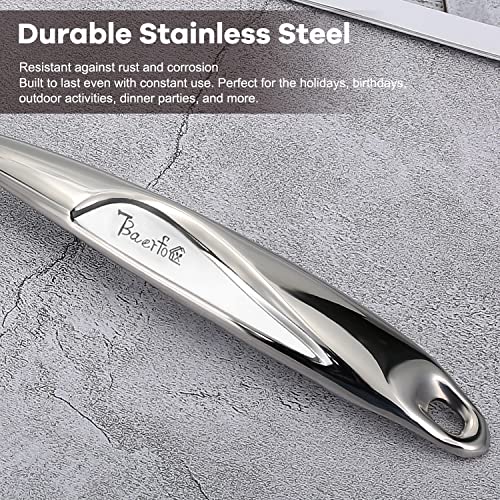  High-grade Stainless Steel Slotted Spatula,Cooking Slotted Turner For Kitchen 1-Pcs (13.5 Inch)