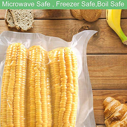  100 Count Vacuum Sealer Bags 50 Of Each Size 50 Pint 6"X10"and 50 Quart 8"X12"BPA Free Sous Vide Seal A Meal Commercial Grade Vaccume Seal Pre-Cut Combo Pack Bag