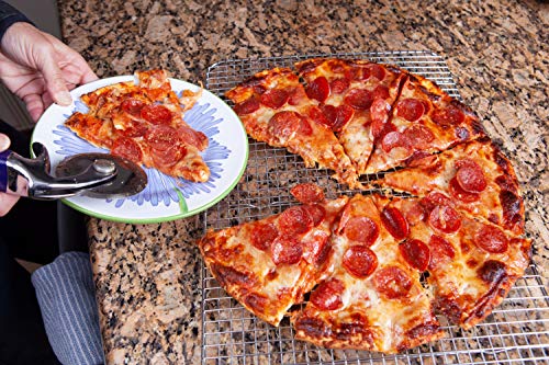  Hamilton Housewares Stainless Steel Cooling Rack - Heavy Duty And Oven Safe, Good For Cooling, Baking And Roasting - Fits 15 1/4" X 10 1/4" Baking Pans - Perfect For Cookies, Cakes & More (10" X 15")