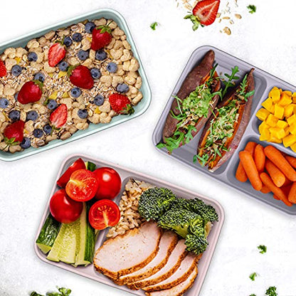  ® Prep 60-Piece Meal Prep Kit - 1, 2, & 3-Compartment Containers With Custom Fit Lids - Microwaveable, Durable, Reusable, BPA-Free, Freezer & Dishwasher Safe Storage Containers (Floral Pastels)