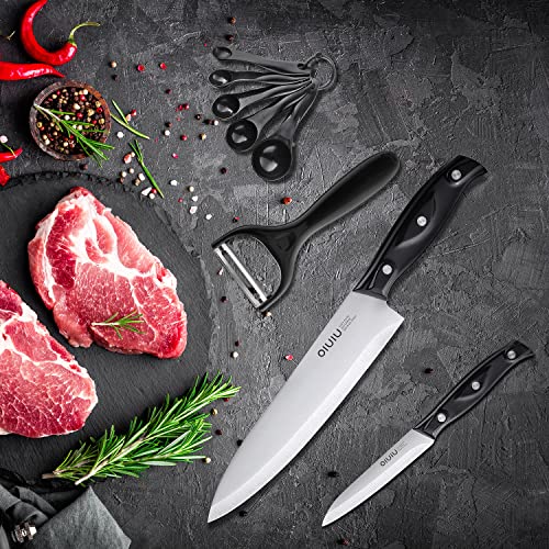  Chef Knife, 8 PCS Kitchen Knife, Preium Stainless Steel Knife Set, Chef Knife Set With Accessories