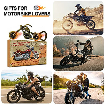  Gifts For Men Dad - Unique Valentines Day Gifts For Him Boyfriend Husband Bottle Opener Novelty Motorcycle Beer Gifts For Men Who Have Everything, Funny Birthday Gift Cool Stuff Gadgets For Man Cave