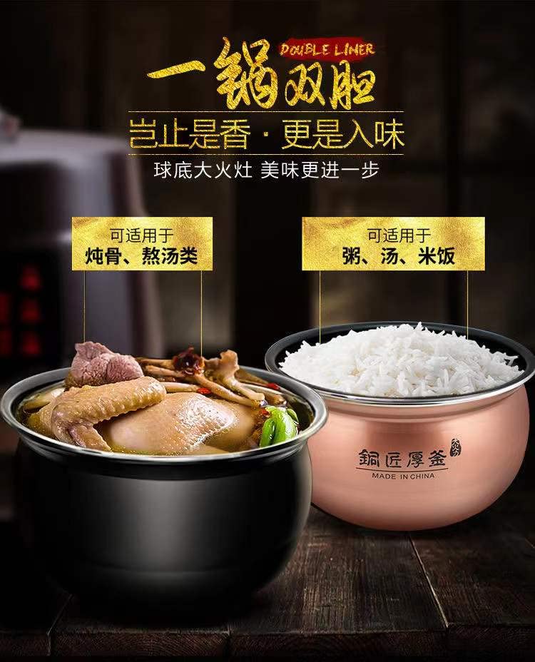  Household Smart Electric Pressure Cooker Y-50C19US Spherical Double Gallbladder Smart Pressure 5L