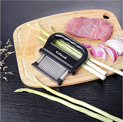  Meat Tenderizer, 48 Stainless Steel Ultra Sharp Needle Blade Tenderizer For Tenderizing Steak, Beef With Cleaning Brush,Durable Baking Kitchen Accessories By Ccfoud